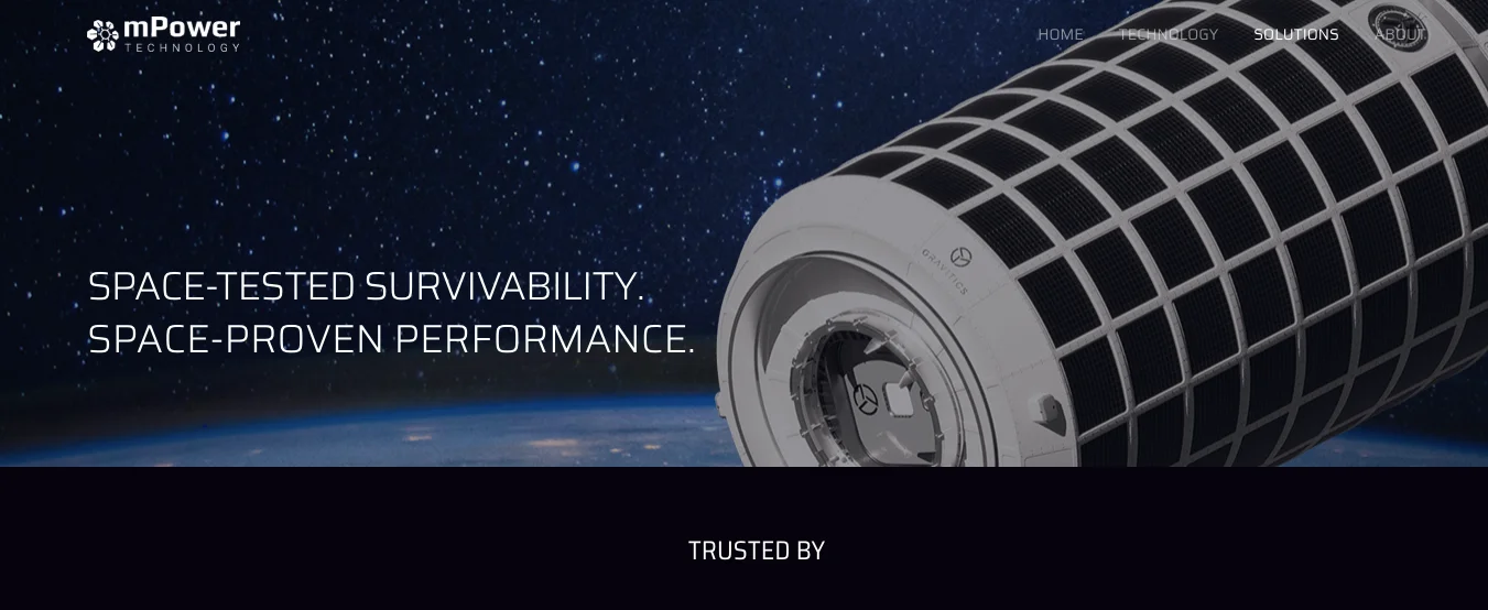 mPower Tech Website Preview 2